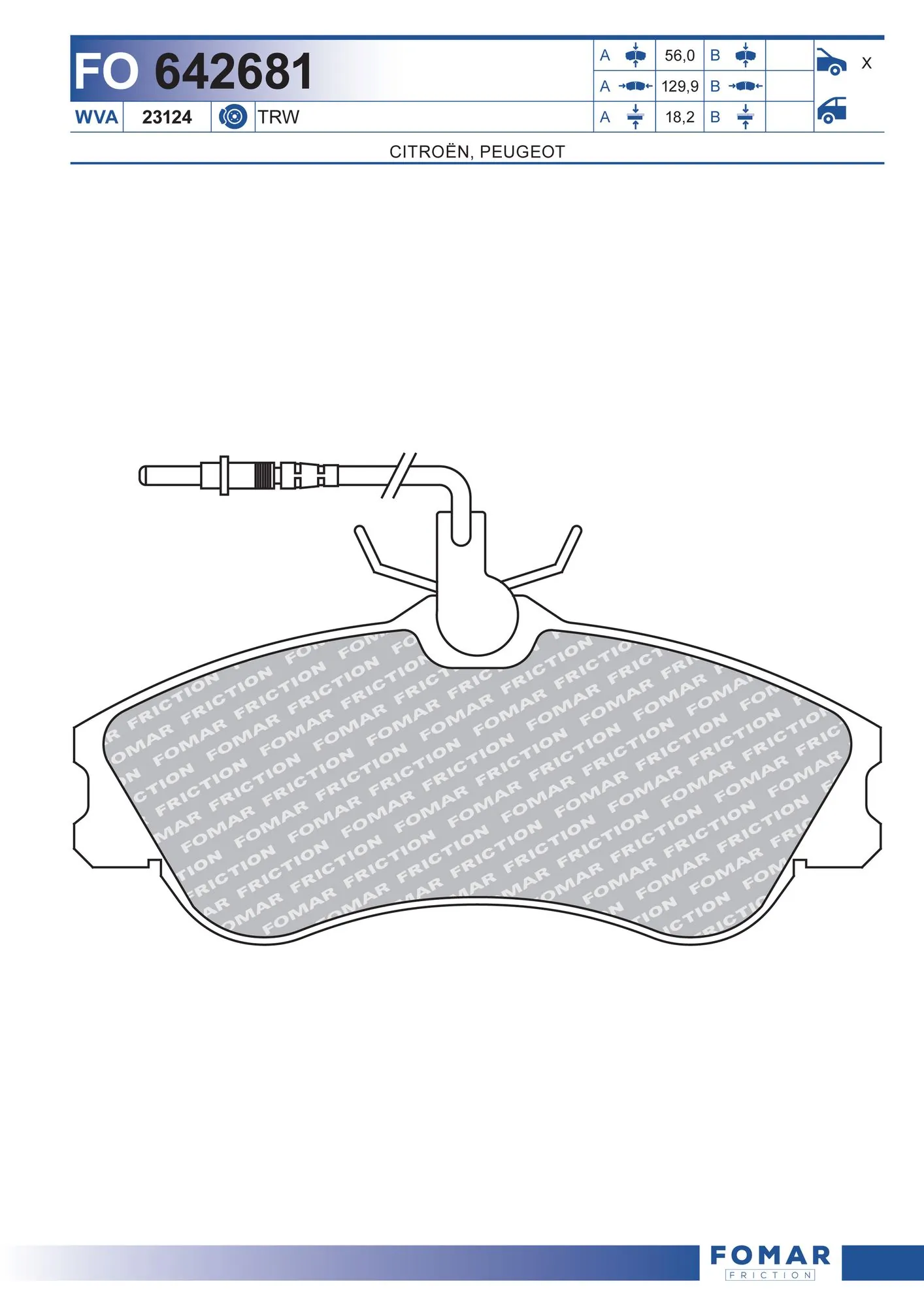 Brake Pad Set, disc brake